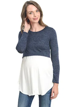 Long sleeve breastfeeding pregnant women shirt care clothing pregnant women shirt pregnant women T-shirt clothing
Long sleeve breastfeeding pregnant women shirt care clothing pregnant women shirt pregnant women T-shirt clothing
