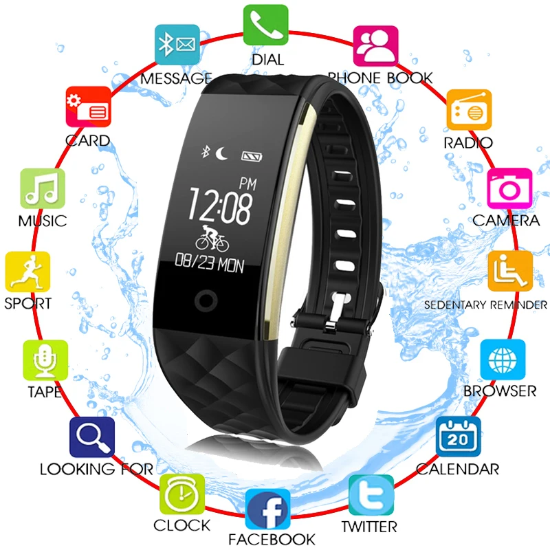 2019 Sport S2 Smart Bracelet Band Bluetooth 4.0 Fitness Tracker Heart Rate Monitor Waterproof Smart Watch Men for IOS Android
2019 Sport S2 Smart Bracelet Band Bluetooth 4.0 Fitness Tracker Heart Rate Monitor Waterproof Smart Watch Men for IOS Android