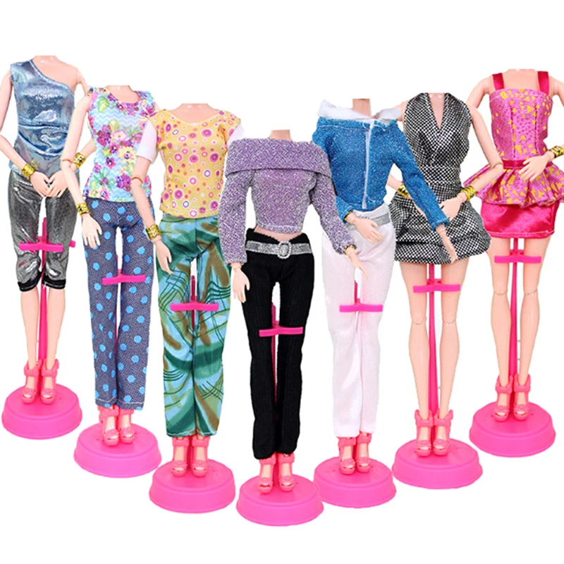 Handmade Clothes Or Crystal Shoes For Doll ToysFashion Outfit Short Dress Cartoon Cute Floral T-shirt Leggings Trousers
Handmade Clothes Or Crystal Shoes For Doll ToysFashion Outfit Short Dress Cartoon Cute Floral T-shirt Leggings Trousers