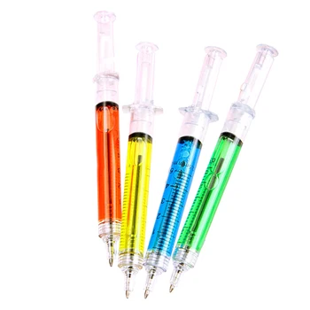 FangNymph 4 PCS Liquid Novelty Syringe Ballpoint Pen Stationery Creative Ballpoint Pen School Office Supplies Gifts Color Random
FangNymph 4 PCS Liquid Novelty Syringe Ballpoint Pen Stationery Creative Ballpoint Pen School Office Supplies Gifts Color Random
