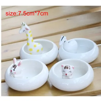 White cute little animal mini pots Beautiful Sheep rabbit giraffe pig Flower Pots Home Decor ceramic Small Storage pot 
White cute little animal mini pots Beautiful Sheep rabbit giraffe pig Flower Pots Home Decor ceramic Small Storage pot