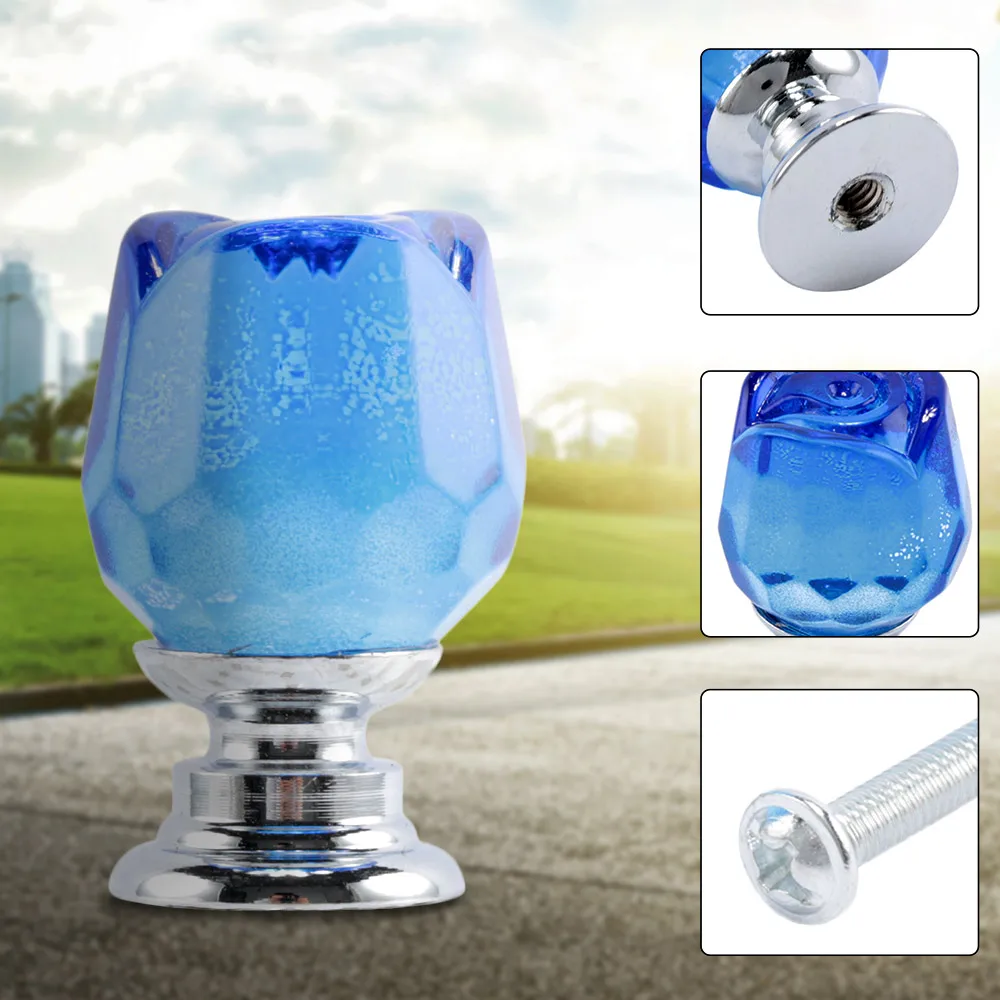 Rose Shape Design Crystal Glass Knobs Cupboard Drawer Pull Handles Kitchen Cabinet Door Wardrobe Handles Hardware
Rose Shape Design Crystal Glass Knobs Cupboard Drawer Pull Handles Kitchen Cabinet Door Wardrobe Handles Hardware