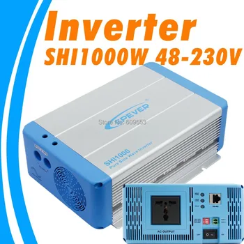1000W EPEVER SHI1000W 48V Pure Sine Wave Solar Inverter 48Vdc to 220VAC 230Vac 50hz 60hz PV inverter Australia European DC to AC
1000W EPEVER SHI1000W 48V Pure Sine Wave Solar Inverter 48Vdc to 220VAC 230Vac 50hz 60hz PV inverter Australia European DC to AC