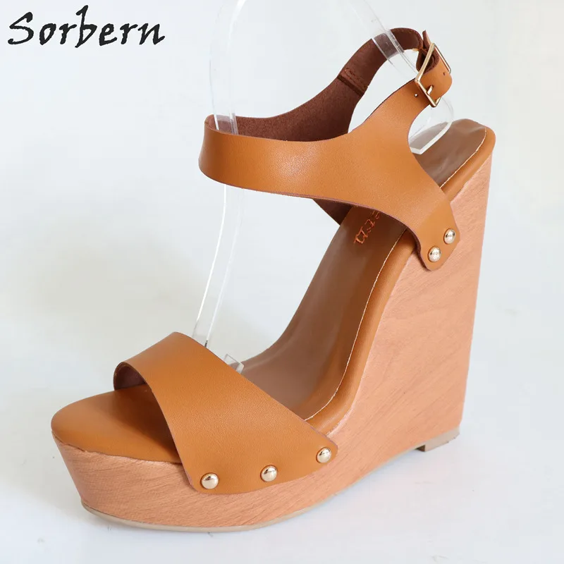 Sorbern Brown Women's Wedges Shoes Heels Sandals Platform High Heels Open Toe New Size 34-46 Ladies Sandals Open Toe Shoes
Sorbern Brown Women's Wedges Shoes Heels Sandals Platform High Heels Open Toe New Size 34-46 Ladies Sandals Open Toe Shoes