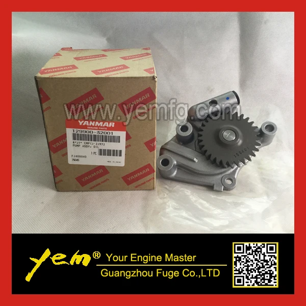 Запчасти для дизельных двигателей Yanmar 4TNV94 4TNV98 4D98E масляный насос YM129900 32000 129900