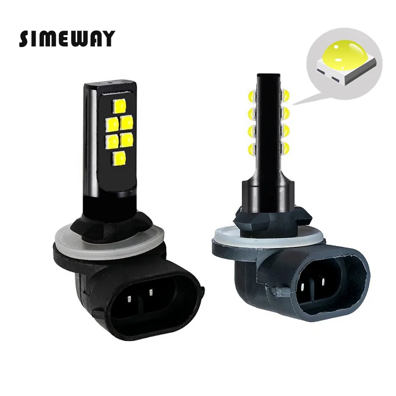 2Pcs car H27W 881 Led fog light H1 H4 H7 HB4 9005 h16 Bulb H3 H8 h11 12SMD 3030 3000k Yellow 6000K white Auto Leds Light DC 12V
2Pcs car H27W 881 Led fog light H1 H4 H7 HB4 9005 h16 Bulb H3 H8 h11 12SMD 3030 3000k Yellow 6000K white Auto Leds Light DC 12V