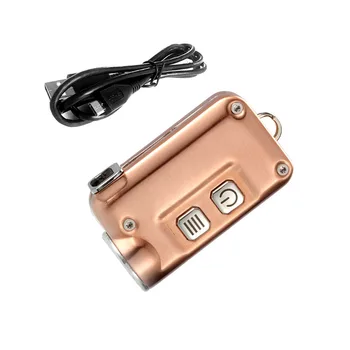NITECORE TINI Cu Mini Metal Keychian Light CREE XP-G2 S3 max 380 lumen USB Rechargeable flashlight Built-in Battery torch
NITECORE TINI Cu Mini Metal Keychian Light CREE XP-G2 S3 max 380 lumen USB Rechargeable flashlight Built-in Battery torch