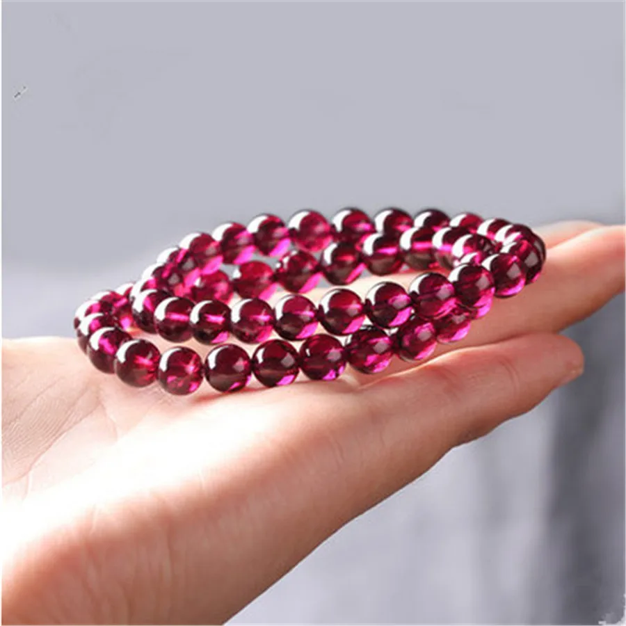 8mm Top Quality Natural Purple Garnet Crystal Clear Beads Woman Man Bracelet AAAAA Drop Shipment Fashion Healing Stone
8mm Top Quality Natural Purple Garnet Crystal Clear Beads Woman Man Bracelet AAAAA Drop Shipment Fashion Healing Stone