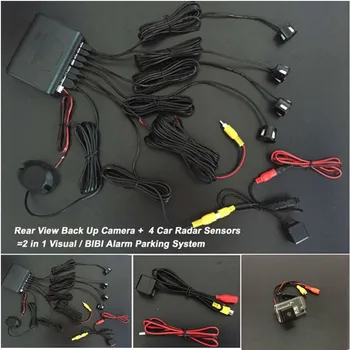 Car Rearview Reversing Park Camera + 4 Parking Sensors Car Backup Radar Buzzer Sound Alarm System For Peugeot 206 1998~2010
Car Rearview Reversing Park Camera + 4 Parking Sensors Car Backup Radar Buzzer Sound Alarm System For Peugeot 206 1998~2010