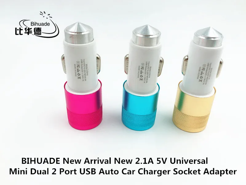 BIHUADE New Arrival New 2.1A 5V Universal Mini Dual 2 Port USB Auto Car Charger Socket Adapter
BIHUADE New Arrival New 2.1A 5V Universal Mini Dual 2 Port USB Auto Car Charger Socket Adapter