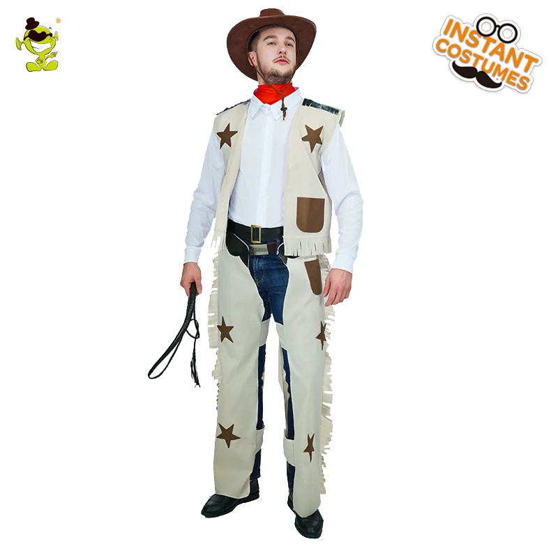 Halloween Christmas Men's Cowboy Clothing Men Western Cowboy Costumes Birthday Gift Photo Props for Purim Party
Halloween Christmas Men's Cowboy Clothing Men Western Cowboy Costumes Birthday Gift Photo Props for Purim Party