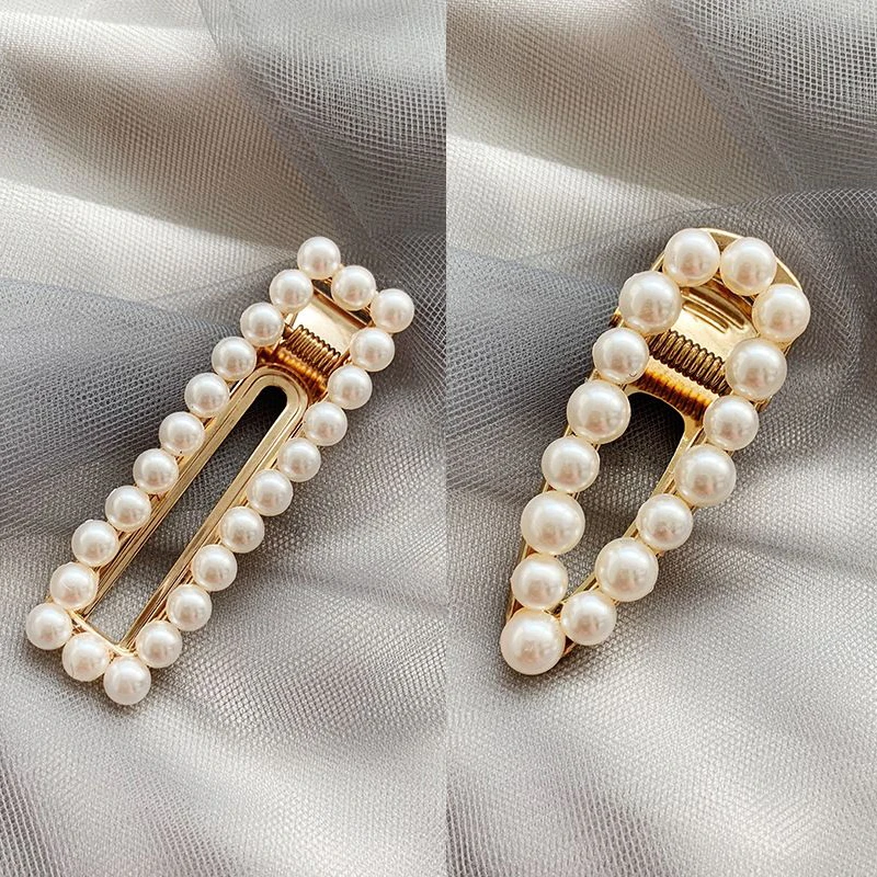 Full pearls Hair Clips for Women Fashion Sweet Geometric Rectangle Water drop Hairpins Alloy BB Hairgrip Girls Hair Accessories
Full pearls Hair Clips for Women Fashion Sweet Geometric Rectangle Water drop Hairpins Alloy BB Hairgrip Girls Hair Accessories