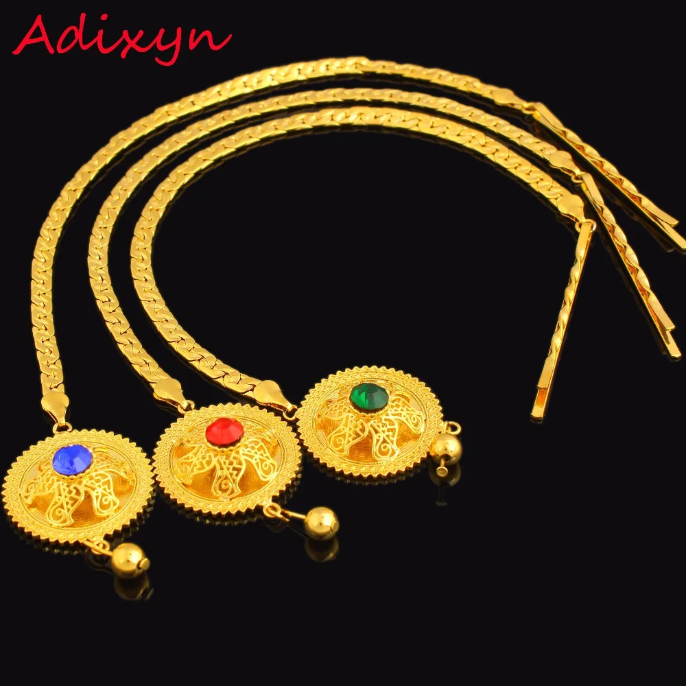 NEW Ethiopian Gold Hair Chain Jewelry Women 24k Gold Color Rhinestone African/Eritrea/Kenya Habesha Wedding Accessories
NEW Ethiopian Gold Hair Chain Jewelry Women 24k Gold Color Rhinestone African/Eritrea/Kenya Habesha Wedding Accessories