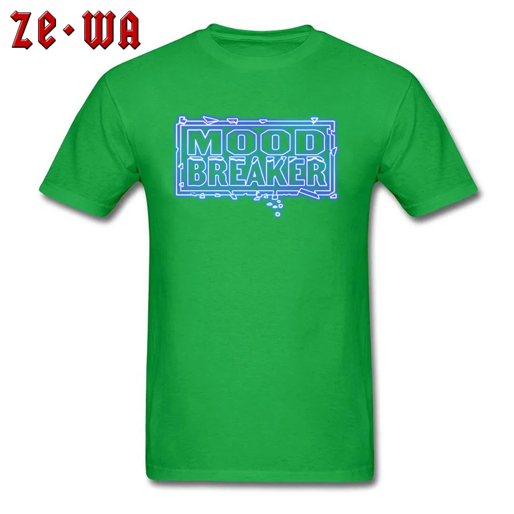 Hot Sale Mood Breaker Design Short Sleeve T Shirts Thanksgiving Day Crew Neck All Cotton Tops T Shirt for Men Tshirts Design Mood Breaker green