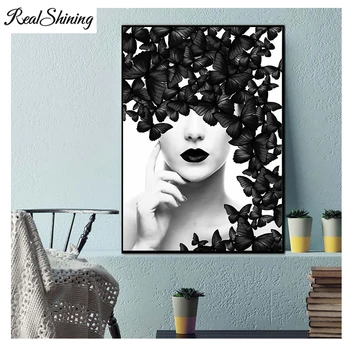 Diamond Embroidery Black White Butterfly Woman 5d diy diamond painting Full Square Cross Stitch Mosaic mazayka Pattern FS3383
Diamond Embroidery Black White Butterfly Woman 5d diy diamond painting Full Square Cross Stitch Mosaic mazayka Pattern FS3383