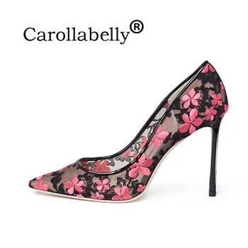 Carollabelly See Through Fashion Design Women's High Heel Pumps Summer Cherr Party Wedding Stiletto Thin Heels
Carollabelly See Through Fashion Design Women's High Heel Pumps Summer Cherr Party Wedding Stiletto Thin Heels