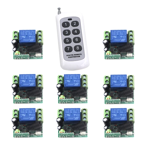 Free Shipping Wireless 1CH ON/OFF DC12V Lamp Remote Control Switch Small Receiver with Case 1Transmitter+8Receiver SKU: 5170
Free Shipping Wireless 1CH ON/OFF DC12V Lamp Remote Control Switch Small Receiver with Case 1Transmitter+8Receiver SKU: 5170