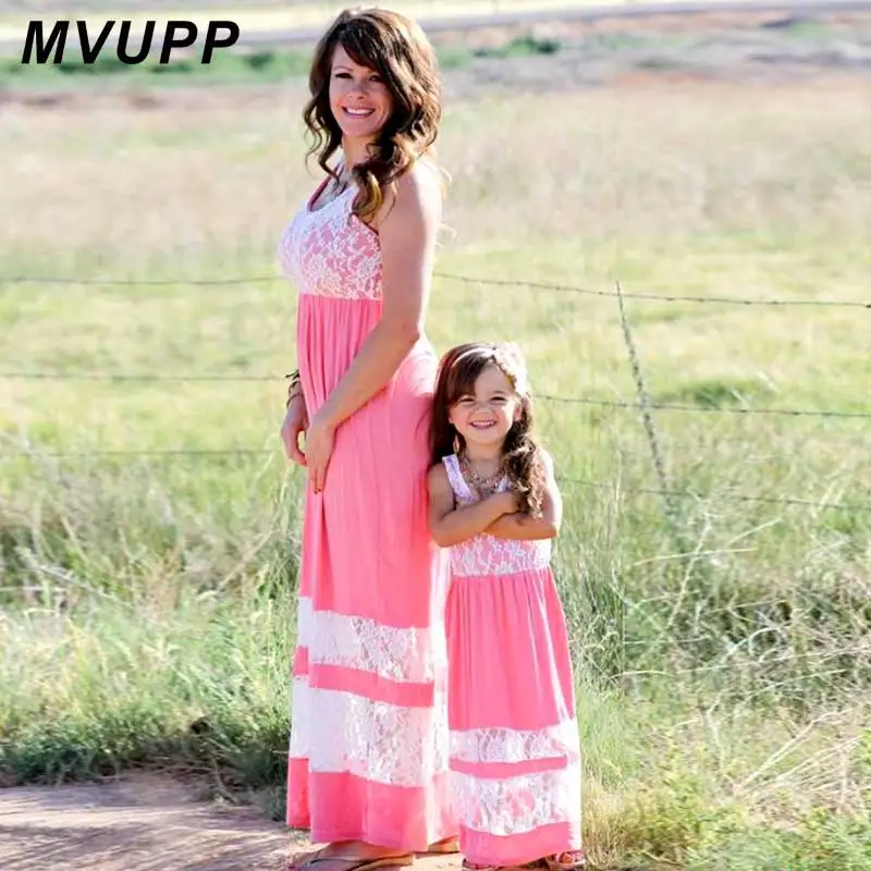 MVUPP Mother Daughter Dresses Family Look Clothes patchwork hollow out lace mommy and me toddler girls summer beach casual dress
MVUPP Mother Daughter Dresses Family Look Clothes patchwork hollow out lace mommy and me toddler girls summer beach casual dress