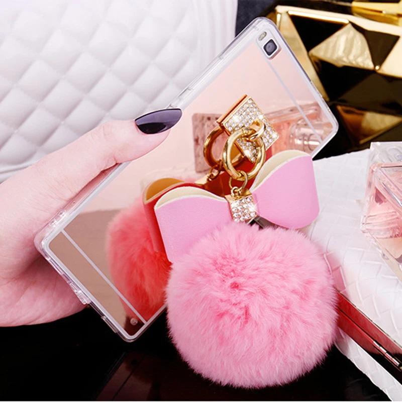 For Huawei P20 Glitter Fake Rabbit Fur Ball Mirror Case For Huawei P20 Honor 9 8 7 6X V8 Lite Cover Coque Shell Housing
For Huawei P20 Glitter Fake Rabbit Fur Ball Mirror Case For Huawei P20 Honor 9 8 7 6X V8 Lite Cover Coque Shell Housing