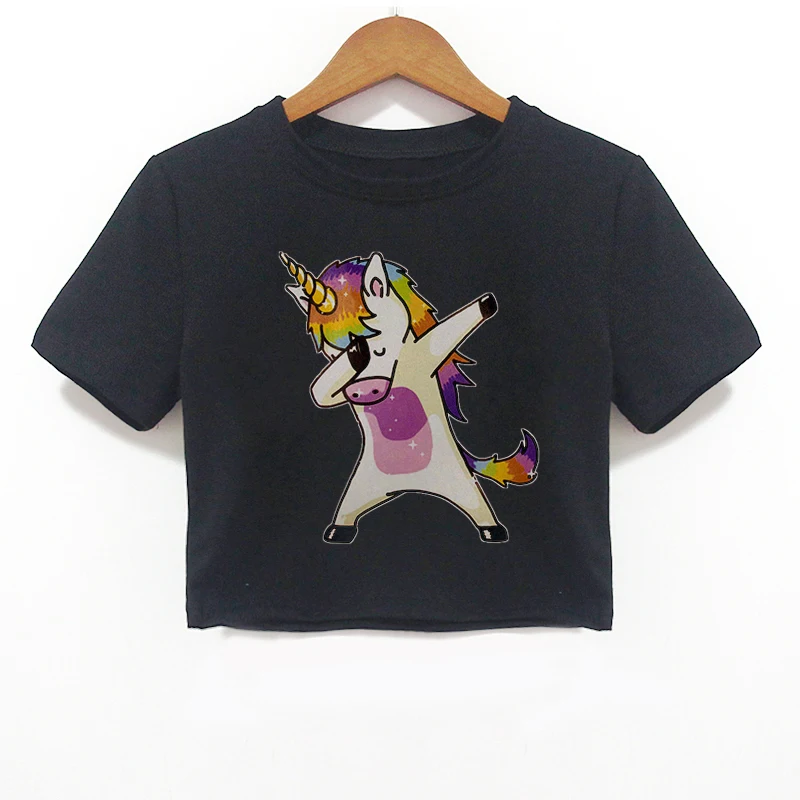 Unicorn Tshirt Crop Top Women Harajuku Funny Riverdale Tee Shirt Femme Vogue Kawaii Vegan Avocado Cartoon Unicornio Cropped Tops
Unicorn Tshirt Crop Top Women Harajuku Funny Riverdale Tee Shirt Femme Vogue Kawaii Vegan Avocado Cartoon Unicornio Cropped Tops