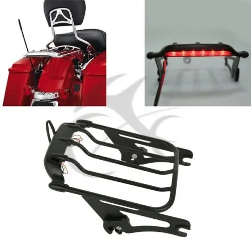 Detachable Air Wing Luggage Rack w/ Light For Harley HD Touring Models Street Glide FLHX Road King CVO FLHRSE5
Detachable Air Wing Luggage Rack w/ Light For Harley HD Touring Models Street Glide FLHX Road King CVO FLHRSE5