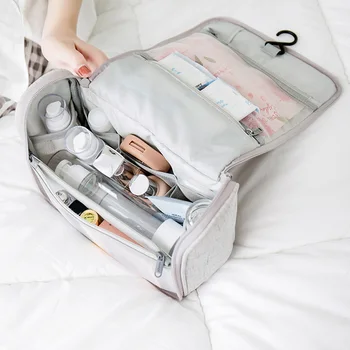 Woman Make Up Pouch Case Waterproof Hanging Toiletry Wash Bags Travel Cosmetic Vanity Beautician Organizer Accessories Supplies
Woman Make Up Pouch Case Waterproof Hanging Toiletry Wash Bags Travel Cosmetic Vanity Beautician Organizer Accessories Supplies