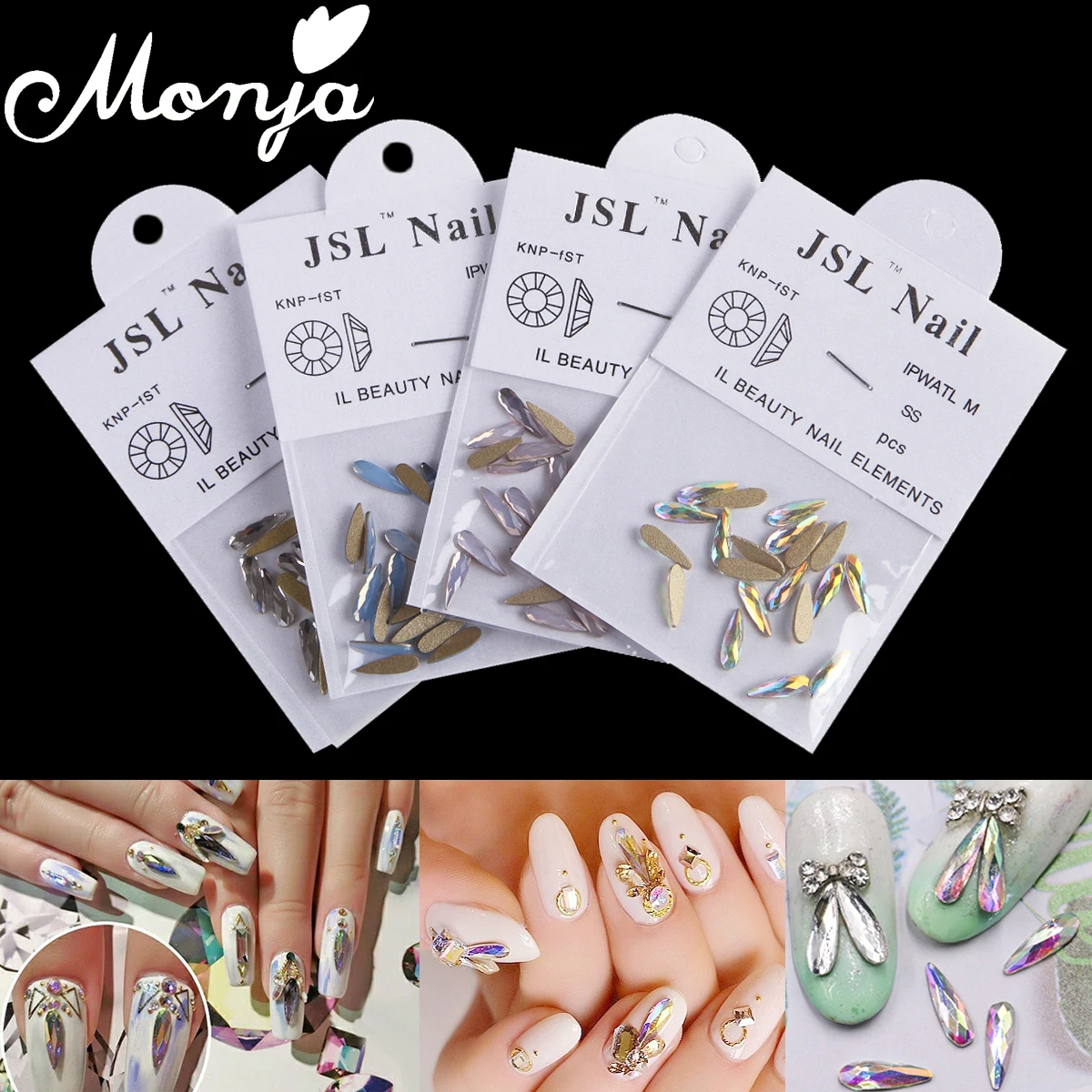 Monja 20Pcs 10mm Nail Art Acrylic Long Drop Tear Diamond Style Flat Rhinestone Gel Polish 3D Charm Shiny Gem Beads Decoration
Monja 20Pcs 10mm Nail Art Acrylic Long Drop Tear Diamond Style Flat Rhinestone Gel Polish 3D Charm Shiny Gem Beads Decoration