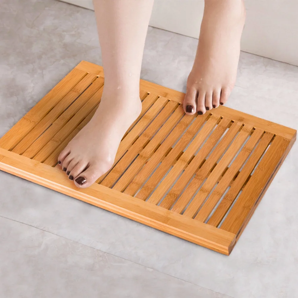 Giantex Bamboo Shower Mat Bathroom Bath Floor Mat Spa Sauna Non-Slip and Mold Resistant BA7272
Giantex Bamboo Shower Mat Bathroom Bath Floor Mat Spa Sauna Non-Slip and Mold Resistant BA7272