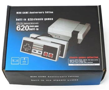 10pcs Mini TV Handheld Video Game Console For Nes Games with 620 classical Built-in Games PAL / NTSC With Two Button Joystick
10pcs Mini TV Handheld Video Game Console For Nes Games with 620 classical Built-in Games PAL / NTSC With Two Button Joystick
