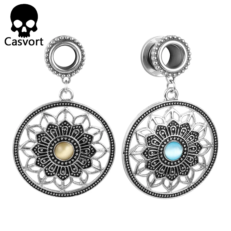 Casvort new helix dangle ear plugs piercing body jewelry stainless steel screw opal ear gauges tunnels earrings for best gift
Casvort new helix dangle ear plugs piercing body jewelry stainless steel screw opal ear gauges tunnels earrings for best gift