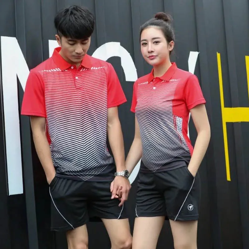Sports Brand Quick Dry Breathable Badminton Shirt,Women Men Table Tennis Team Running Fitness Exercise Training Polo T Shirts
Sports Brand Quick Dry Breathable Badminton Shirt,Women Men Table Tennis Team Running Fitness Exercise Training Polo T Shirts