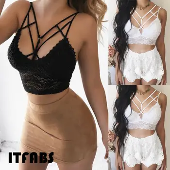 2019 New Women Lace Strap V Neck Tanks Top Bras Bandage Short Crop Top Vest Camisole Shirt Underwear Summer Tops Plus Size
2019 New Women Lace Strap V Neck Tanks Top Bras Bandage Short Crop Top Vest Camisole Shirt Underwear Summer Tops Plus Size
