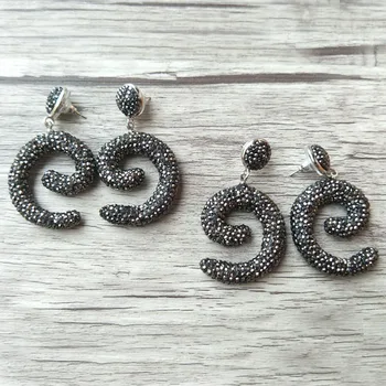 5 Pairs Black color Pave Crystal Zircon Stone Drop Earrings,Gem stone Dangle Earrings for Women Jewelry Party ER179
5 Pairs Black color Pave Crystal Zircon Stone Drop Earrings,Gem stone Dangle Earrings for Women Jewelry Party ER179