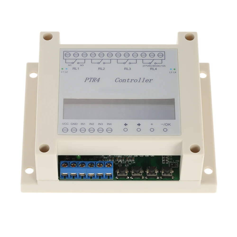 DC6-40V 4-Channel 99 Steps Time Relay Delay Module Solenoid Valve Control LCD Display Digital Programmable Time Delay Relay
DC6-40V 4-Channel 99 Steps Time Relay Delay Module Solenoid Valve Control LCD Display Digital Programmable Time Delay Relay