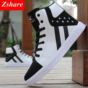 Fashion Men Casual Shoes Men Sneakers Brand Comfortable Lace Up Hip-hop High Top Mens Shoes Plus Size 39-45 zapatillas hombre
Fashion Men Casual Shoes Men Sneakers Brand Comfortable Lace Up Hip-hop High Top Mens Shoes Plus Size 39-45 zapatillas hombre