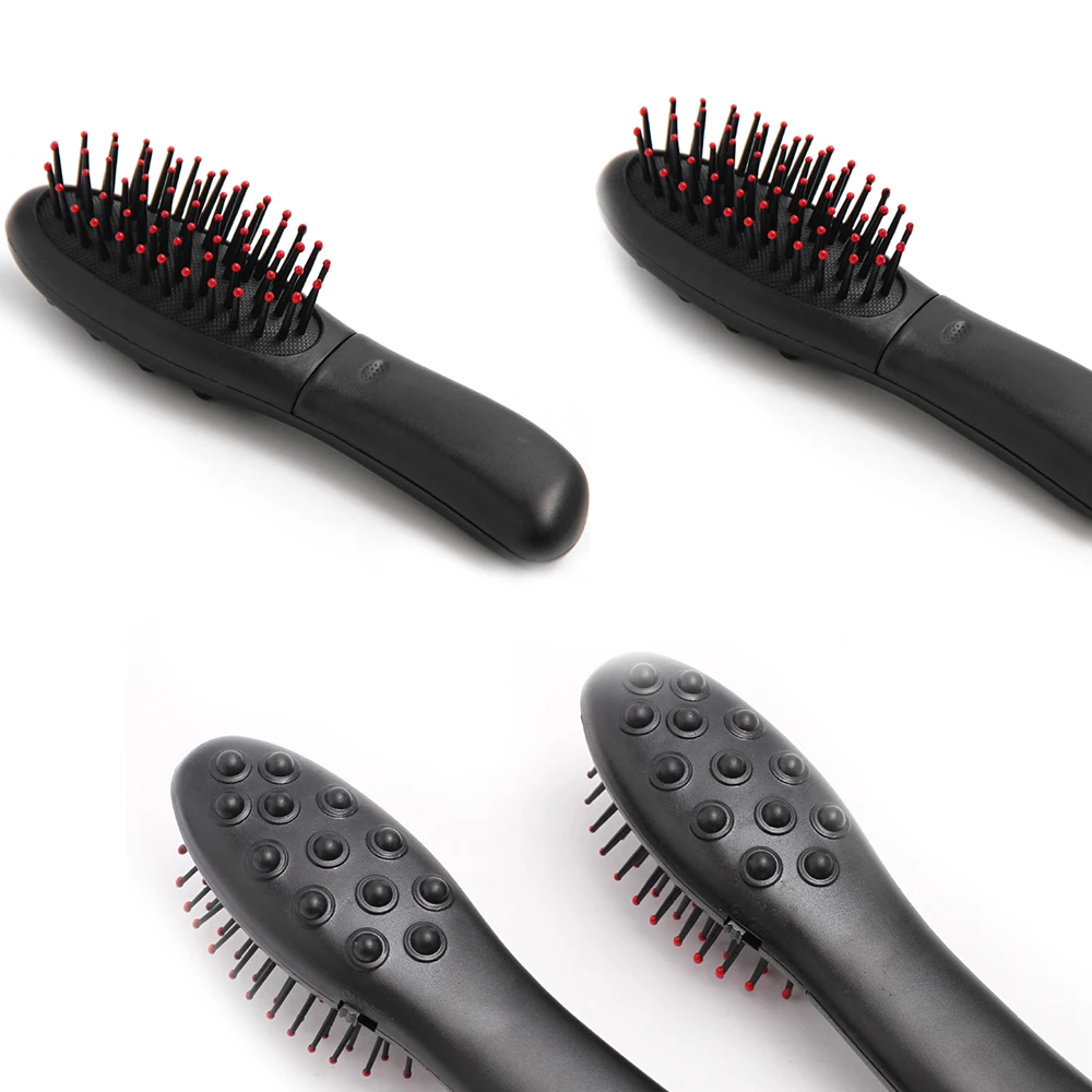 New mini vibration airbag massage comb double head head Meridian electric massage comb scalp circulation massage hair brush 
New mini vibration airbag massage comb double head head Meridian electric massage comb scalp circulation massage hair brush