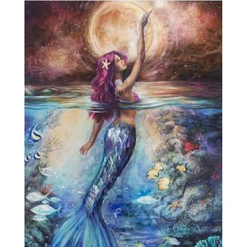 New 5D DIY diamond Painting Cross Stitch diamond embroidery crystal round diamonds wall stickers home deco mermaids
New 5D DIY diamond Painting Cross Stitch diamond embroidery crystal round diamonds wall stickers home deco mermaids