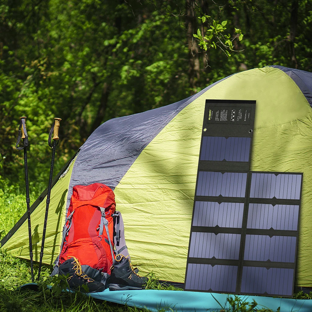 Suaoki 60W Solar Panel with Dual Output 5V USB + 18V DC Portable Foldable Solar Charger for Smartphone Laptop Tablet Car Battery
Suaoki 60W Solar Panel with Dual Output 5V USB + 18V DC Portable Foldable Solar Charger for Smartphone Laptop Tablet Car Battery