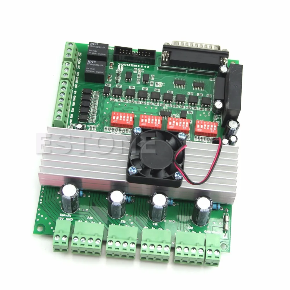 4 Axis New TB6600 CNC Controller Max Current 5A 36V Stepper Motor Driver Board Free June18
4 Axis New TB6600 CNC Controller Max Current 5A 36V Stepper Motor Driver Board Free June18