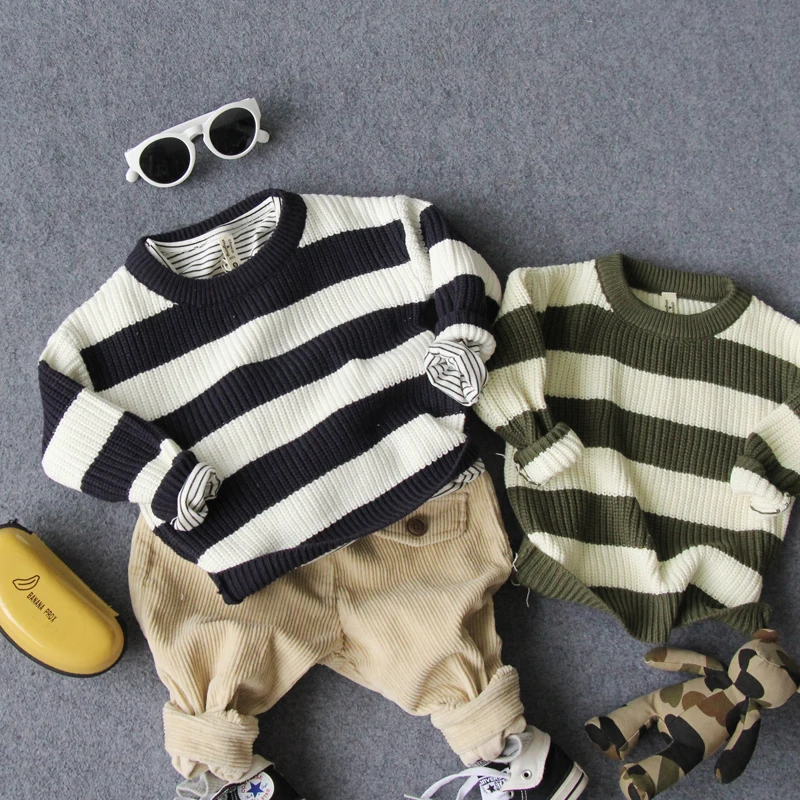 new 2018 autumn boys O-neck striped knitted sweater 1pc kids spring autumn clothing boys fall sweater kids clothing
new 2018 autumn boys O-neck striped knitted sweater 1pc kids spring autumn clothing boys fall sweater kids clothing