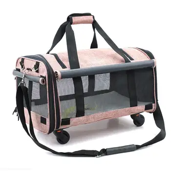 Breathable collapsible pet Cart universal wheel portable pet bag out portable travel dog bag cat bag pet cage
Breathable collapsible pet Cart universal wheel portable pet bag out portable travel dog bag cat bag pet cage