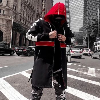 Men Trench Coat Jacket Hip Hop Winter Men Windbreaker Long Jacket Overcoat Male Hooded Parka US Size
Men Trench Coat Jacket Hip Hop Winter Men Windbreaker Long Jacket Overcoat Male Hooded Parka US Size