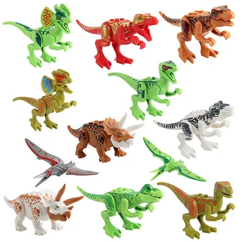 12pcs/set World Dinosaurs Figures Jurassic Building Blocks Tyrannosaurus Model Assemble Bricks Toys For Children Boys Gift
12pcs/set World Dinosaurs Figures Jurassic Building Blocks Tyrannosaurus Model Assemble Bricks Toys For Children Boys Gift