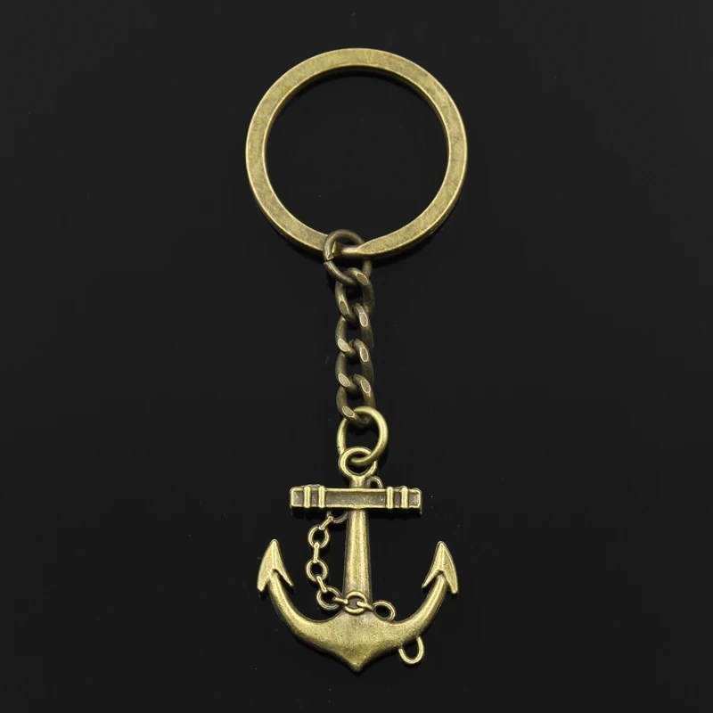 Fashion 3cm Key Ring Metal Key Chain Keychain Jewelry Antique Bronze Plated anchor sea 24x33mm Pendant
Fashion 3cm Key Ring Metal Key Chain Keychain Jewelry Antique Bronze Plated anchor sea 24x33mm Pendant