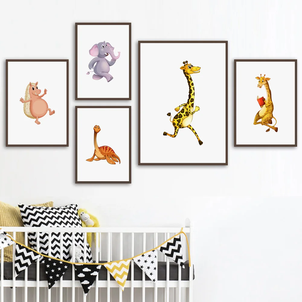 Running Animals Zebra Giraffe Bear Elephant Nordic Poster and Prints Wall Art Canvas Painting Wall Pictures Baby Kids Room Decor
Running Animals Zebra Giraffe Bear Elephant Nordic Poster and Prints Wall Art Canvas Painting Wall Pictures Baby Kids Room Decor