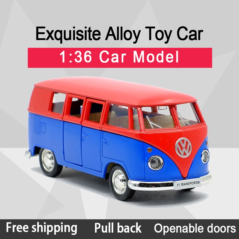 RMZ CITY 1:36 T1 Transporter Bus Alloy Diecast Car Model Toy With Pull Back For Children Gifts Toy Collection
RMZ CITY 1:36 T1 Transporter Bus Alloy Diecast Car Model Toy With Pull Back For Children Gifts Toy Collection