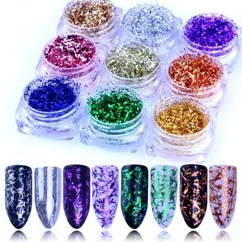 Nail Art DIY Glitter Aluminum Foil Flake Silk Stripe Sequin Magic Effect Chrome Mirror Powder Charm Accessories Decoration
Nail Art DIY Glitter Aluminum Foil Flake Silk Stripe Sequin Magic Effect Chrome Mirror Powder Charm Accessories Decoration