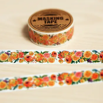 Self-restraint paper tape diy befriend nice printed adhesive tape washi paper masking flowers washi tape
Self-restraint paper tape diy befriend nice printed adhesive tape washi paper masking flowers washi tape