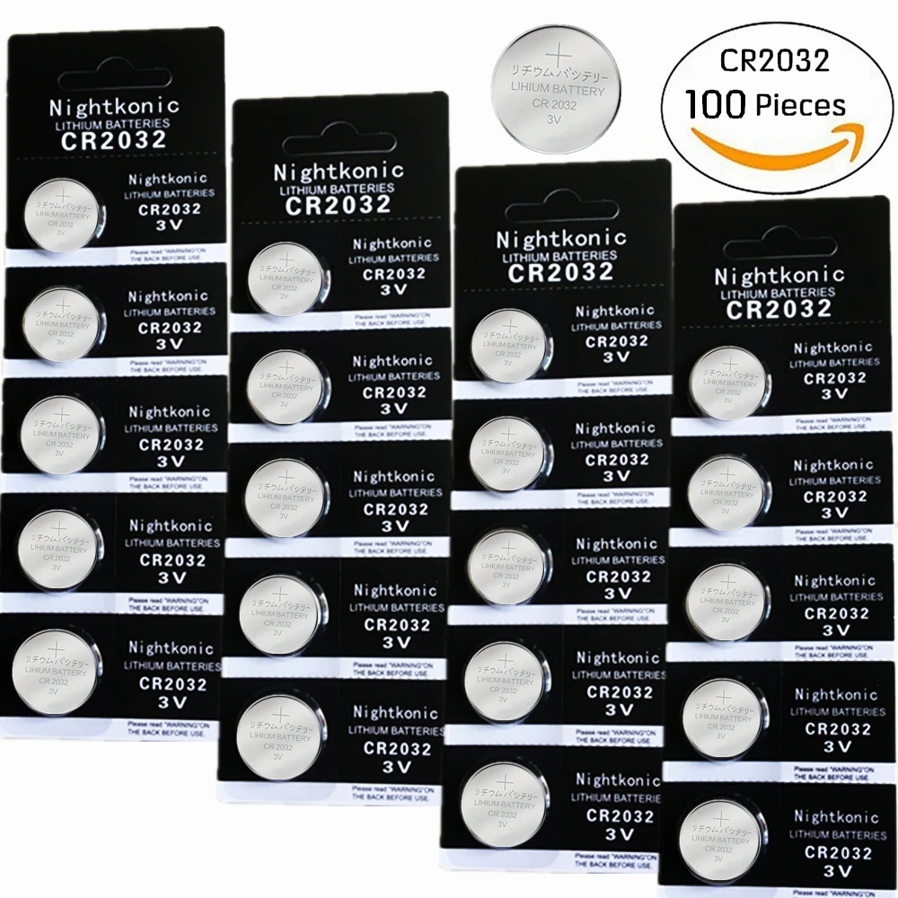 

10 pcs/lot 220mah (real capacity CR2032 3V Lithium Batteries BR2032 DL2032 ECR2032 CR 2032 Button Coin Battery