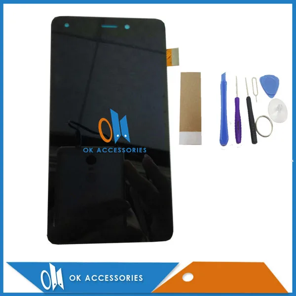 Для BQ Aquaris U/ U Lite/ Plus ЖК-дисплей + сенсорный экран дигитайзер белый черный цвет с